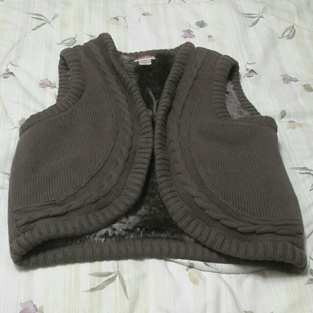 Mossimi Supply Co. Brown Fluffy Vest